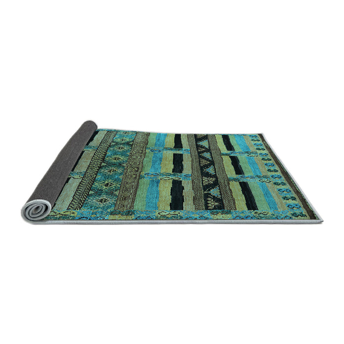 Sideview of Oriental Light Blue Industrial Rug, urb744lblu
