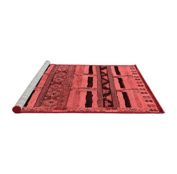 Industrial Red Washable Rugs