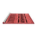 Industrial Red Washable Rugs