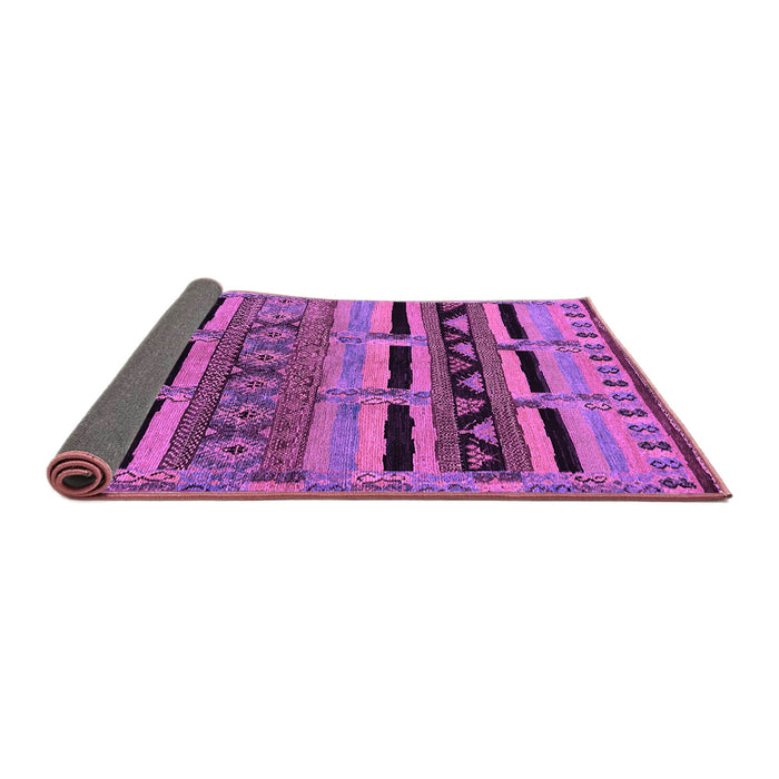 Sideview of Oriental Purple Industrial Rug, urb744pur