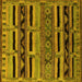 Square Oriental Yellow Industrial Rug, urb744yw