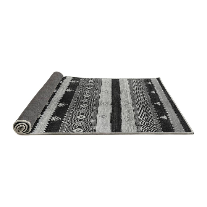 Sideview of Oriental Gray Industrial Rug, urb745gry