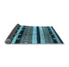 Sideview of Oriental Light Blue Industrial Rug, urb745lblu