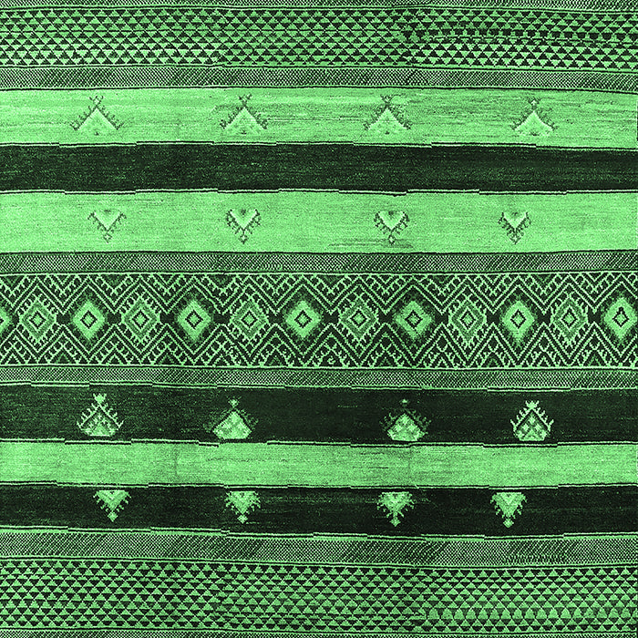 Oriental Emerald Green Industrial Rug, urb745emgrn