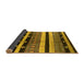 Sideview of Oriental Yellow Industrial Rug, urb745yw