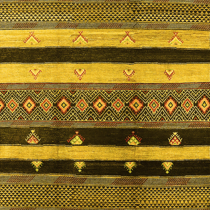 Oriental Yellow Industrial Rug, urb745yw