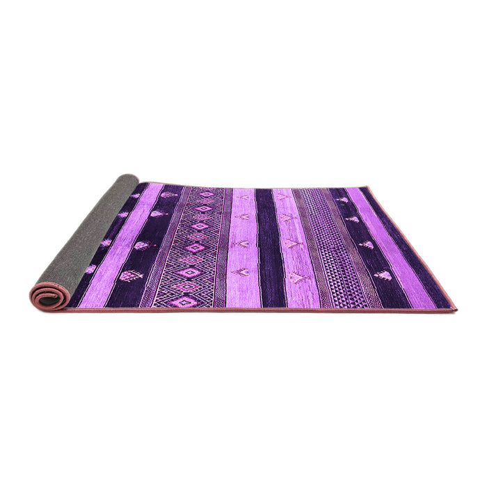 Sideview of Oriental Purple Industrial Rug, urb745pur