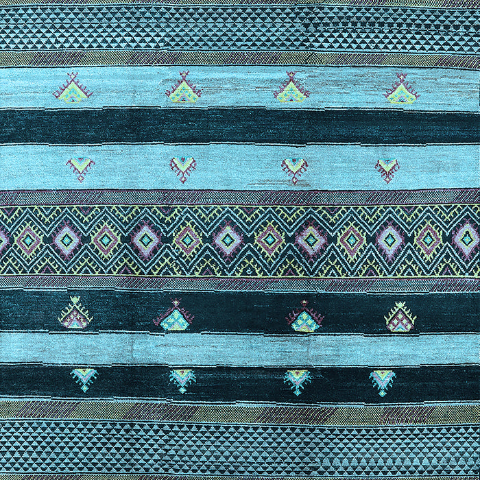 Oriental Light Blue Industrial Rug, urb745lblu