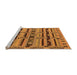 Sideview of Machine Washable Oriental Orange Industrial Area Rugs, wshurb746org