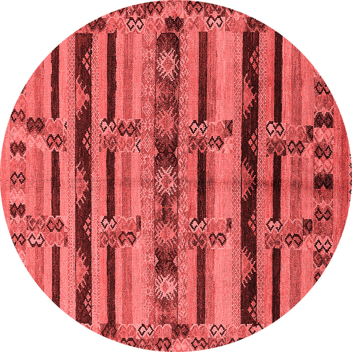 Machine Washable Oriental Red Industrial Rug, wshurb746red