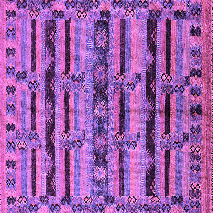 Square Oriental Purple Industrial Rug, urb746pur