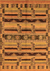 Oriental Orange Industrial Rug, urb746org