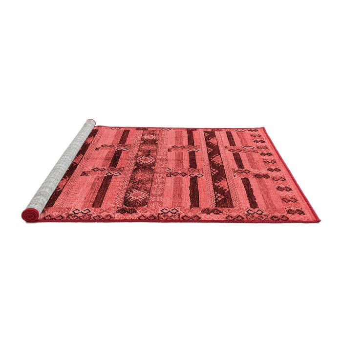 Industrial Red Washable Rugs