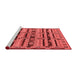 Industrial Red Washable Rugs