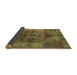 Sideview of Oriental Brown Industrial Rug, urb747brn