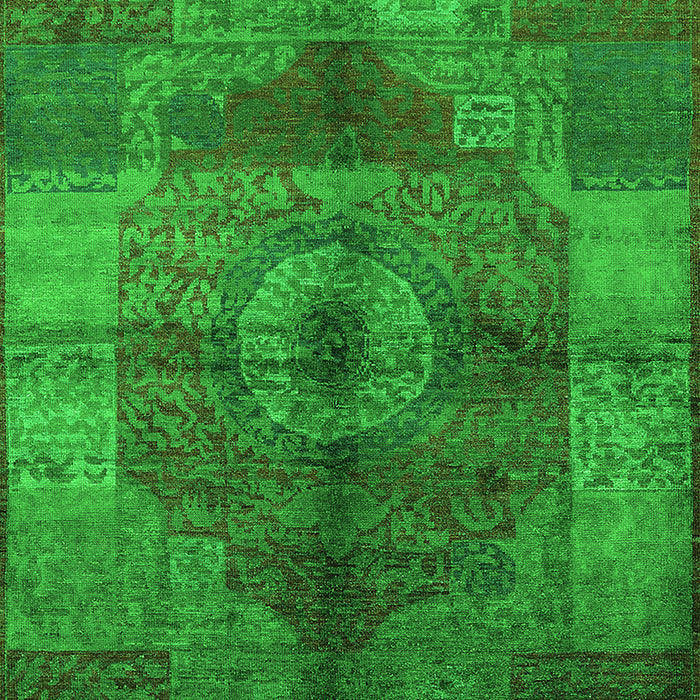 Oriental Green Industrial Rug, urb747grn