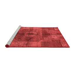Industrial Red Washable Rugs