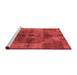 Industrial Red Washable Rugs