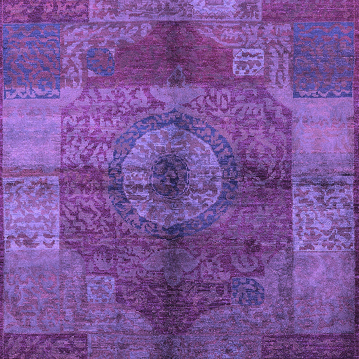 Machine Washable Oriental Purple Industrial Area Rugs, wshurb747pur