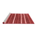 Industrial Red Washable Rugs