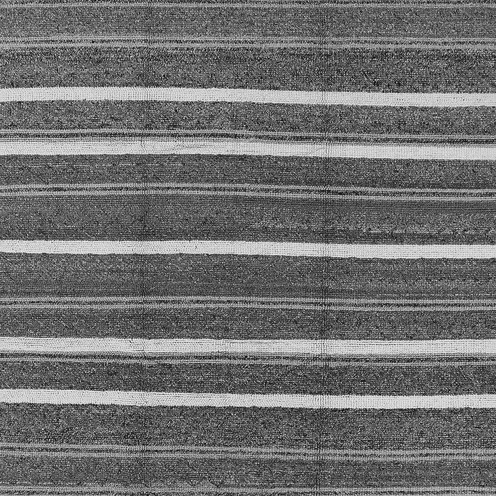 Square Machine Washable Oriental Gray Industrial Rug, wshurb748gry