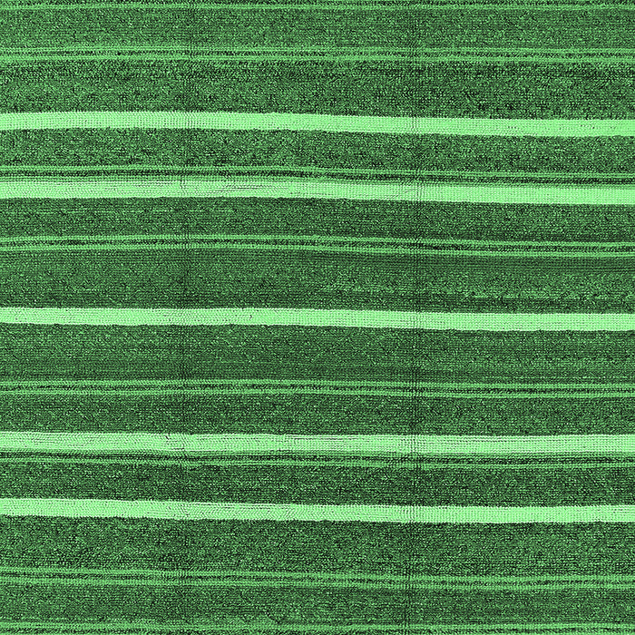 Square Oriental Emerald Green Industrial Rug, urb748emgrn