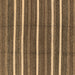 Square Oriental Brown Industrial Rug, urb748brn