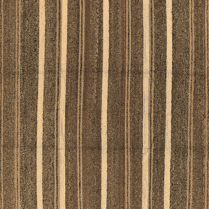 Square Machine Washable Oriental Brown Industrial Rug, wshurb748brn