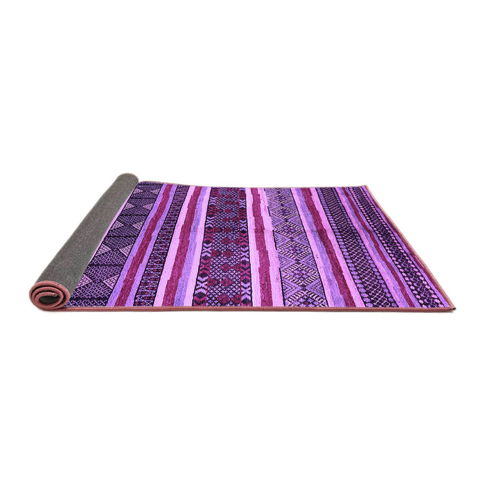 Sideview of Oriental Purple Industrial Rug, urb749pur