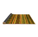 Sideview of Oriental Yellow Industrial Rug, urb749yw