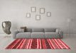 Industrial Red Washable Rugs