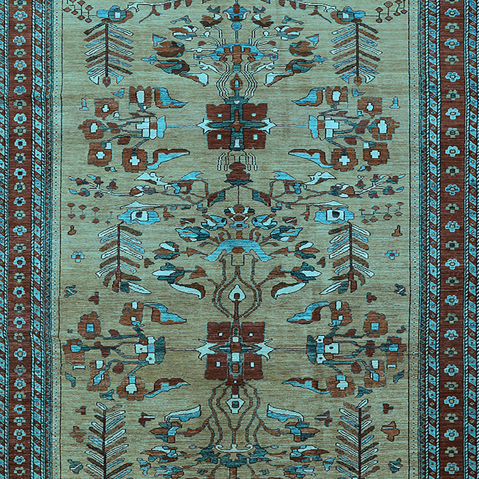 Oriental Light Blue Industrial Rug, urb750lblu