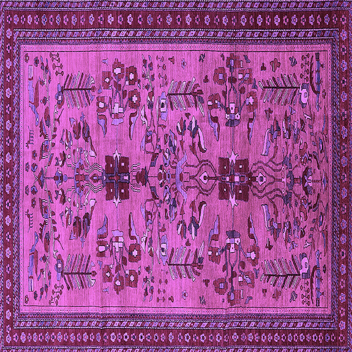 Square Oriental Purple Industrial Rug, urb750pur