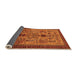 Sideview of Oriental Orange Industrial Rug, urb750org