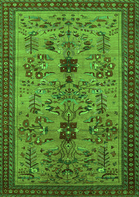 Oriental Green Industrial Rug, urb750grn