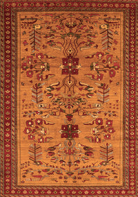 Oriental Orange Industrial Rug, urb750org