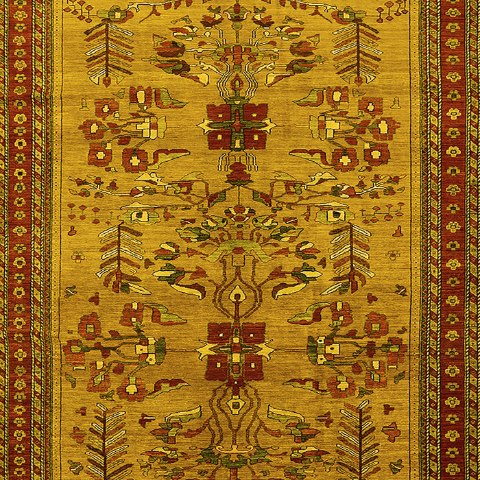 Oriental Yellow Industrial Rug, urb750yw