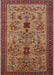 Mid-Century Modern Red Oriental Rug, urb750