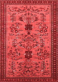 Oriental Red Industrial Rug, urb750red