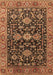 Oriental Brown Industrial Rug, urb751brn