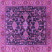 Square Oriental Purple Industrial Rug, urb751pur