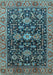 Oriental Light Blue Industrial Rug, urb751lblu