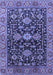 Oriental Blue Industrial Rug, urb751blu