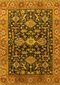 Oriental Yellow Industrial Rug, urb751yw