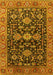 Oriental Yellow Industrial Rug, urb751yw