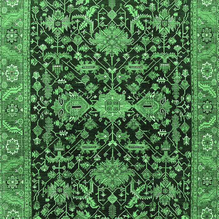 Oriental Emerald Green Industrial Rug, urb751emgrn