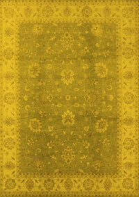 Oriental Yellow Traditional Rug, urb752yw