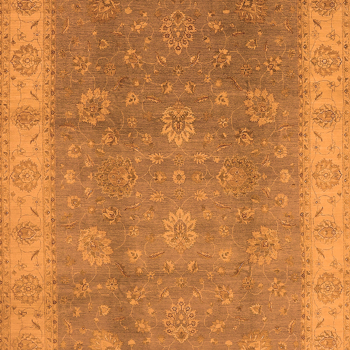 Oriental Orange Traditional Rug, urb752org
