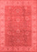 Oriental Red Traditional Area Rugs