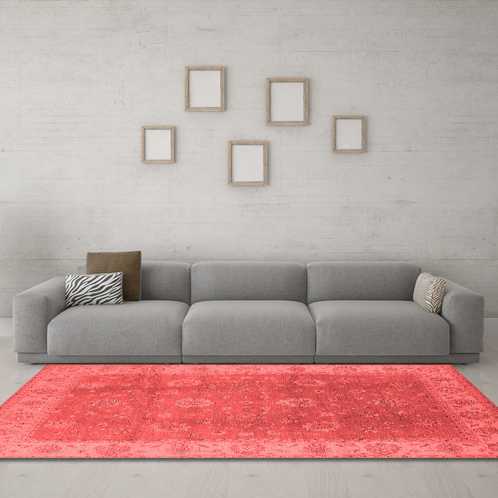 Traditional Red Washable Rugs
